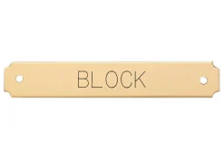 Belt Nameplate