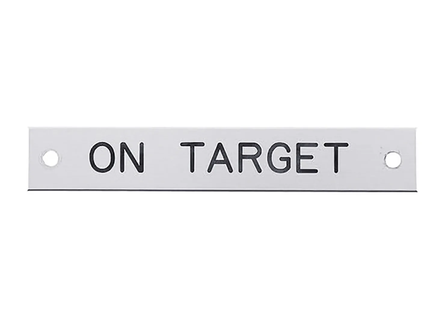Brass Halter Nameplate - 3 lines