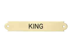 Fancy Halter Nameplate - 1 or 2 lines