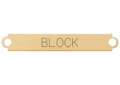 Fancy Martingale Nameplate