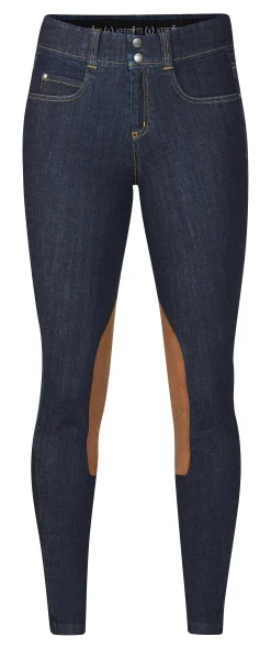 Kerrits® Ladies’ Stretch Denim Knee-Patch Breech