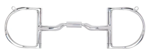 Myler® Low Port Medium D-Ring MB 04 with Hooks
