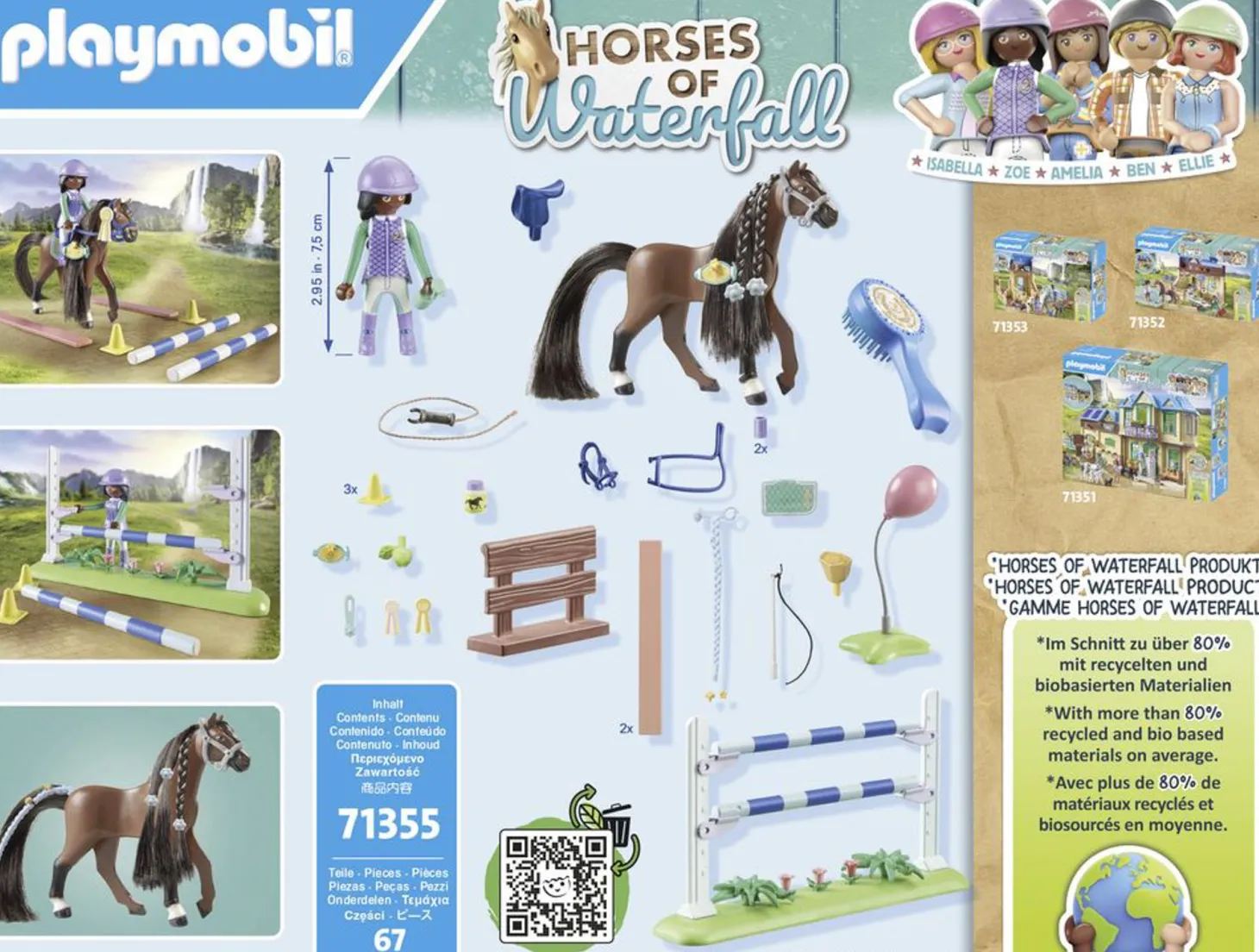 Playmobil® Zoe & Blaze with Jump Set