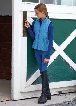 Riding Sport™ Kids’ Winter Knee-Patch Tech Tight
