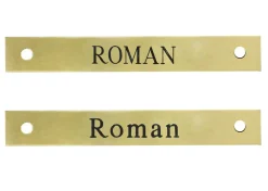 Small Rectangular Halter Nameplate