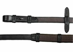 Vespucci Rubber Reins with Stops and Hook Studs